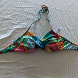 Multicolor bikini top